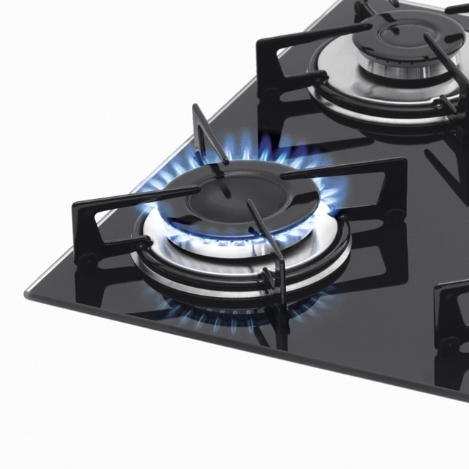 Cooktop Bocas A G S Fischer Preto Bivolt Schumann