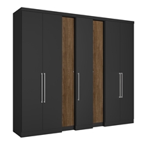 Guarda-Roupa Casal 7 Portas 4 Gavetas THB Selecto