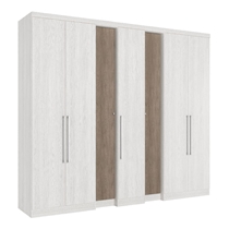 Guarda-Roupa Casal 7 Portas 4 Gavetas THB Selecto