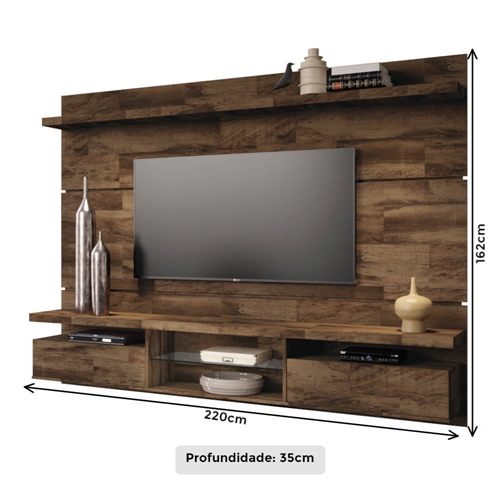 Estante Home Para TV 60 Polegadas 2 2m 2 Portas Bascul Schumann