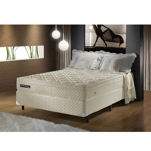 Cama Box Casal Ecoflex Flex Charm 138x188x51 Cm Bege Schumann