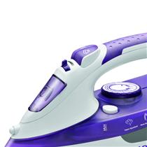 Ferro à Vapor Mondial Ceramic Express F-40 com Base Cerâmica e Vapor Vertical Roxo/Branco