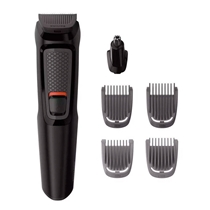 Aparador de Pelos 6 em 1 Philips Multigroom MG3711/15 Sem Fio Com Suporte