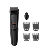 Aparador de Pelos 6 em 1 Philips Multigroom MG3711/15 Sem Fio Com Suporte