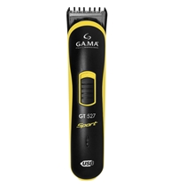 Kit Máquina de Corte sem Fio Gama Italy GCS547 Sport com Carregamento USB Amarelo/Preto