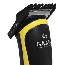 Kit Máquina de Corte sem Fio Gama Italy GCS547 Sport com Carregamento USB Amarelo/Preto