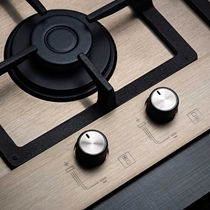 Cooktop 5 Bocas a Gás Fischer Platinium Prime com Tripla Chama Inox Escovado - Bivolt