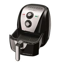 Fritadeira Sem Óleo Mondial Grand Family AF-55 I 5,5 Litros 1900W com Timer Temperatura Até 200°C Inox