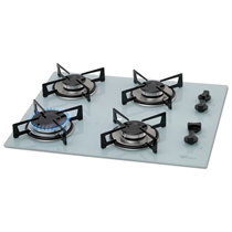 Cooktop 4 Bocas a Gás Fischer 1519-5902 Branco Polar - Bivolt