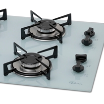 Cooktop 4 Bocas a Gás Fischer 1519-5902 Branco Polar - Bivolt