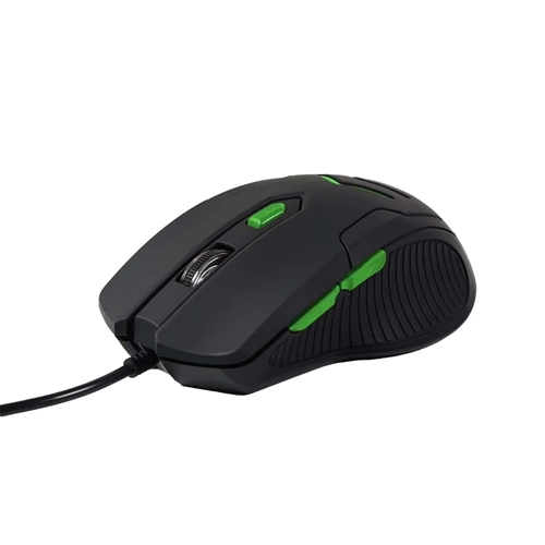 Mouse Gamer Multilaser MO273 6 Botões 3200DPI com Mouse Pad – Preto/Verde