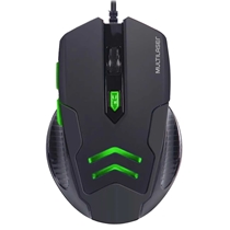 Mouse Gamer Multilaser MO273 6 Botões 3200DPI com Mouse Pad – Preto/Verde