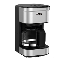 Cafeteira Arno Preferita CFPF 750ml 18 Xícaras 650W com Filtro Lavável Inox/Preto