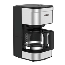 Cafeteira Arno Preferita CFPF 750ml 18 Xícaras 650W com Filtro Lavável Inox/Preto