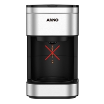 Cafeteira Arno Preferita CFPF 750ml 18 Xícaras 650W com Filtro Lavável Inox/Preto