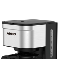 Cafeteira Arno Preferita CFPF 750ml 18 Xícaras 650W com Filtro Lavável Inox/Preto