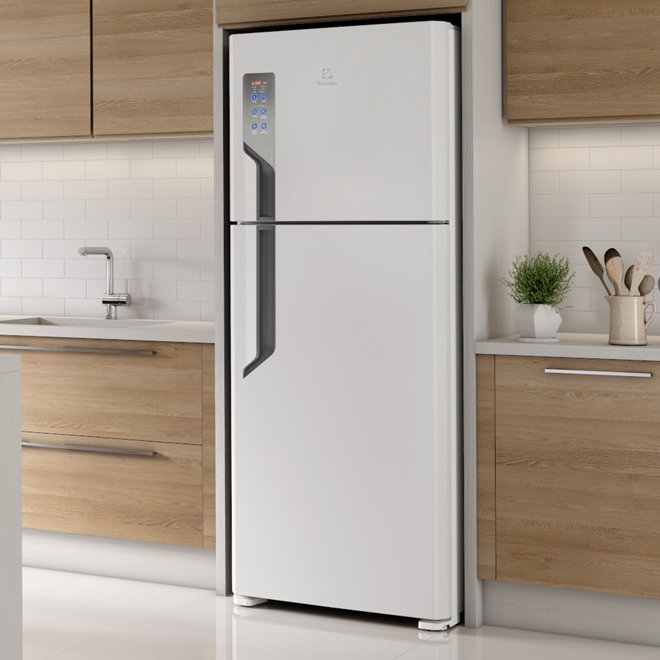 Geladeira Electrolux TF55 431 Litros Duplex 2 Portas F Schumann