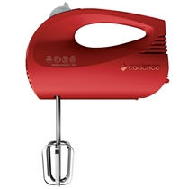 Batedeira Cadence Jolie Colors BAT411 200W com 3 Velocidades e Tigela de 3,5 Litros Vermelho