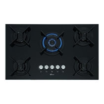 Cooktop 5 Bocas À Gás Fischer Infinity com Acendimento Superautomático e Tripla Chama Preto - Bivolt