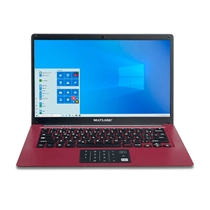 Notebook Multilaser Legacy Cloud PC133 Intel QuadCore Atom Z8350 2GB 32GB 14” Windows 10 - Vermelho