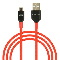 Cabo Micro-USB Leon CC-104A USB 2.0 - Vermelho