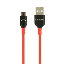 Cabo Micro-USB Leon CC-104A USB 2.0 - Vermelho