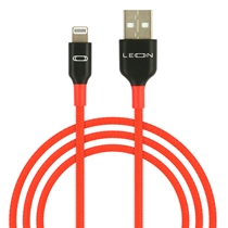 Cabo Lightning Leon CC-104C MFI C89 USB 2.0 - Vermelho