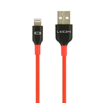 Cabo Lightning Leon CC-104C MFI C89 USB 2.0 - Vermelho