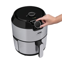 Fritadeira Air Fryer Arno Super IFRY 4,2 Litros 1400W Inox