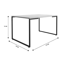 Mesa de Jantar 4 Lugares Fitmobel Porto 135x90cm