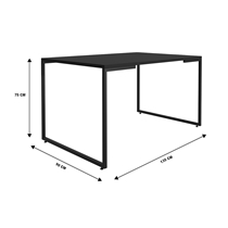 Mesa de Jantar 4 Lugares Fitmobel Porto 135x90cm