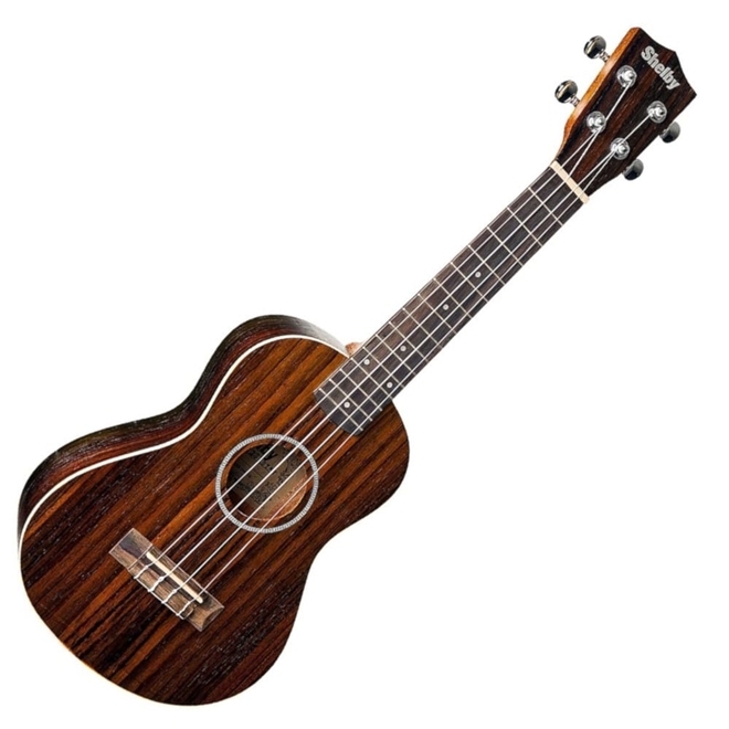 Ukulele Shelby Concerto SU23R STNT Natural Satin Rusti Multisom