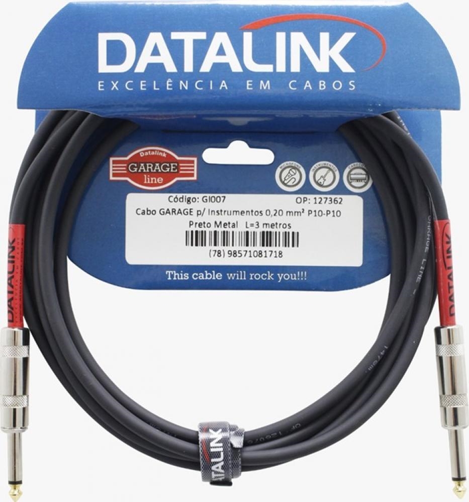 Cabo Para Instrumento Datalink Garage GI007 P10xP10 Multisom