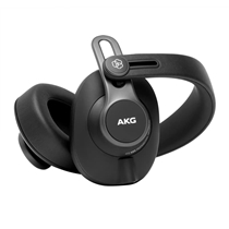 Fone de Ouvido Profissional AKG K371 com Drivers 50 mm e 3 Cabos - Preto