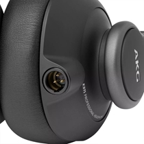 Fone de Ouvido Profissional AKG K371 com Drivers 50 mm e 3 Cabos - Preto