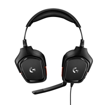 Headset Gamer Logitech G332 para PC e Consoles P2 3,5mm - Preto/Vermelho