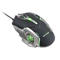 Mouse com fio Multilaser MO269 2400 DPI USB - Grafite e Preto