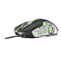 Mouse com fio Multilaser MO269 2400 DPI USB - Grafite e Preto