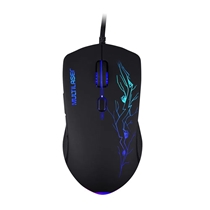 Mouse com fio Multilaser MO276 3200 DPI USB - Preto