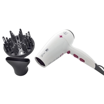 Secador de Cabelo Gama Glow 3D Nano Silver 2000W Branco