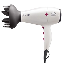 Secador de Cabelo Gama Glow 3D Nano Silver 2000W Branco