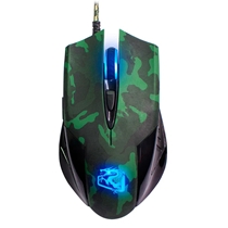 Combo Mouse e Mouse Pad Gamer ELG CGGO21 3200DPI - Camuflado