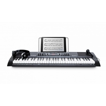 Teclado Alesis Melody 61MKII 61 Teclas Suporte Banco Fone de Ouvido Microfone e Fonte Bivolt - Preto