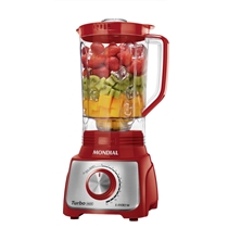 Liquidificador Mondial L-1100 RI 1100W 3 Litros 12 Velocidades Vermelho/Inox