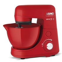 Batedeira Planetária Arno Nova Deluxe SX35 600W 8 Velocidades e 4,1 Litros Vermelho