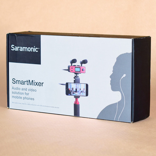 Microfone e Mixer para Smartphone Saramonic SmartMixer