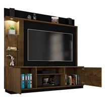 Estante Home para TV até 65’’ 2m 2 Portas 3 Prateleiras  Bechara Atlanta