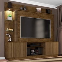 Estante Home para TV até 65’’ 2m 2 Portas 3 Prateleiras  Bechara Atlanta