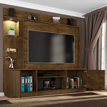 Estante Home para TV até 65’’ 2m 2 Portas 3 Prateleiras  Bechara Atlanta