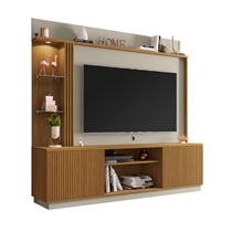 Estante Home para TV até 65’’ 2m 2 Portas 3 Prateleiras  Bechara Atlanta